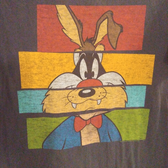 Looney Tunes Faces T Shirt True Vintage Men's M - Picture 1 of 10